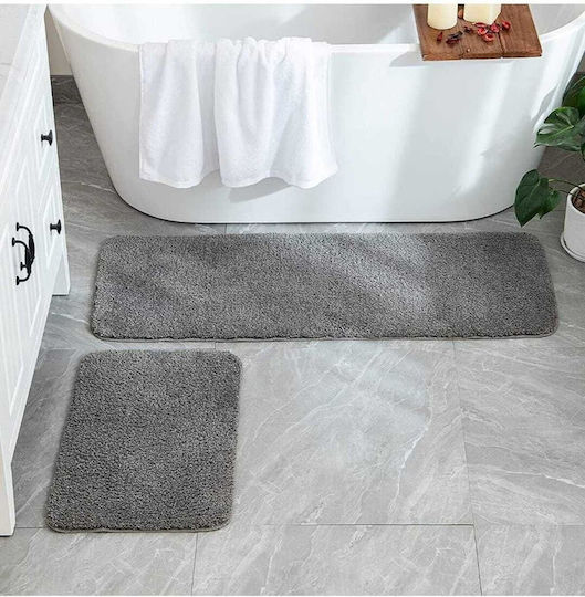 SteweHome Badematten Set STE-029835-V66293 Graue 2 Stück