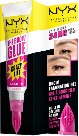 NYX Professional Makeup The Brow Glue Гел за Вежди Прозрачен 7ml