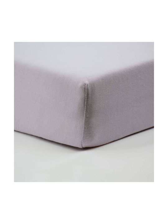 Little Band Детски Чаршаф За Количка Памучен с Ластик Бежов 60x120см