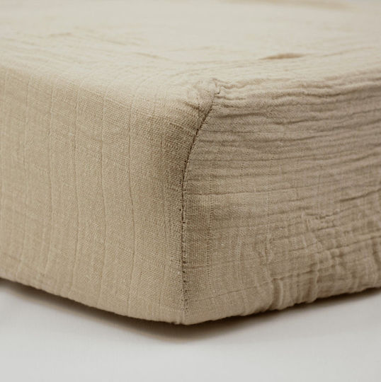 Little Band Set Baby Crib Cotton Fitted White Sheets 60x120cm 2 Pieces