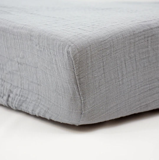 Little Band Set Baby Crib Cotton Fitted White Sheets 60x120cm 2 Pieces