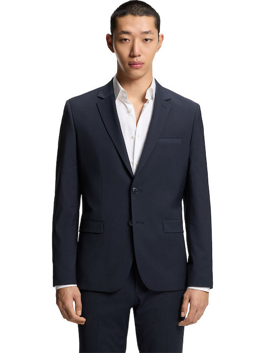 Artihesten253xmh Iarna Costum Bărbați cu Croială Strâmtă Dark Blue