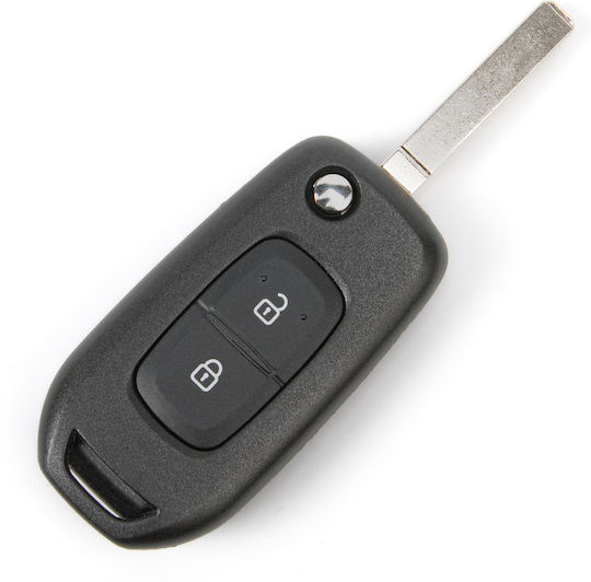 Carcasă Cheie Pliabilă Renault Symbol Dacia Trafic Sandero Logan 2 Butoane