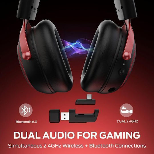 Monster Mission 350 Ασύρματο Over Ear Gaming Headset με σύνδεση Bluetooth / USB for PC / PS4 / PS5 / XBOX