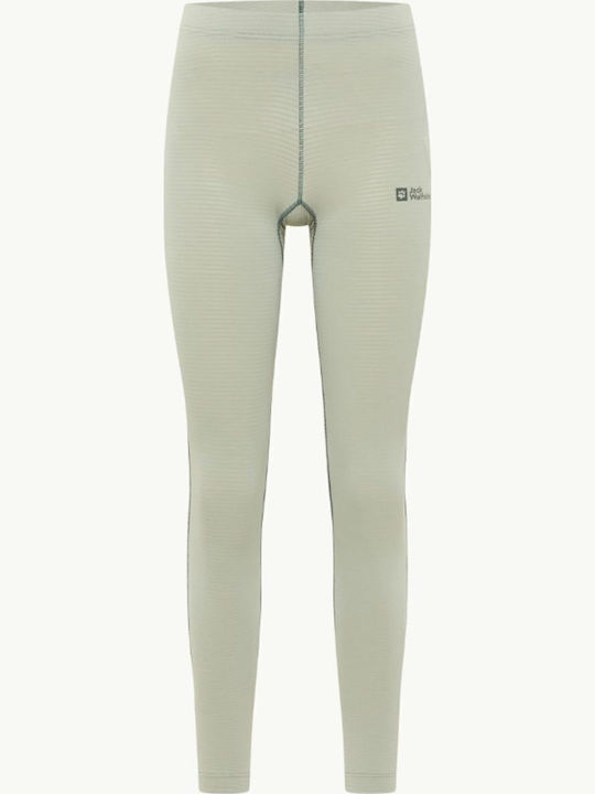 Jack Wolfskin Γυναικείο Ισοθερμικό Παντελόνι Πράσινο