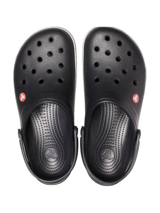Crocs Crocband Ανδρικά Ανατομικά Σαμπό Μαύρα