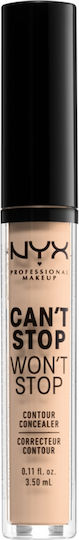 NYX Professional Makeup Can't Stop Won't Stop Contour Liquid Concealer 6 Vanila 3.5ml