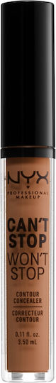 NYX Professional Makeup Can't Stop Won't Stop Contour Liquid Concealer 15.7 Warm Caramel 3.5ml