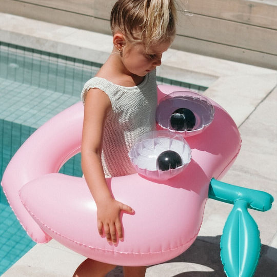 Kids' Swim Ring Kiddy Float Poppy Peach Pink Sunnylife