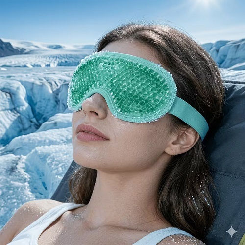 Gel-Kühlmaske für die Augen