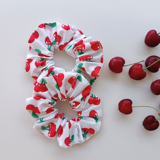 Magnolia Handmade Scrunchie Tutti Frutti (Τυχαία Επιλογή)