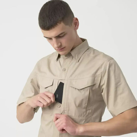 Helikon Tex Hunting Shirt Short Sleeve Khaki