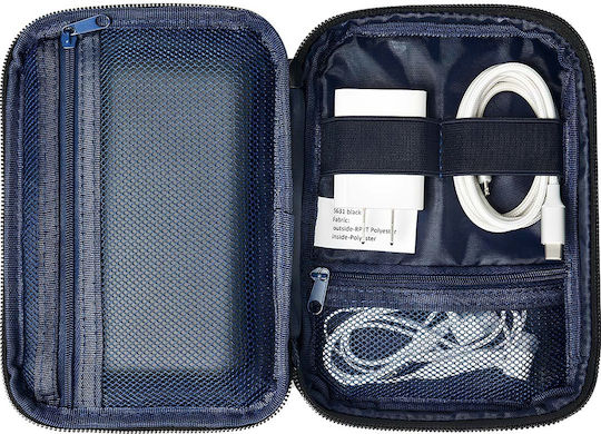 Rivacase Suzuka Universal Waterproof Travel Pouch 2 Compartments Dark Grey