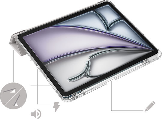 Avizar Case Ipad Air 11" M4 2026 Modular Support Origami Design Grey