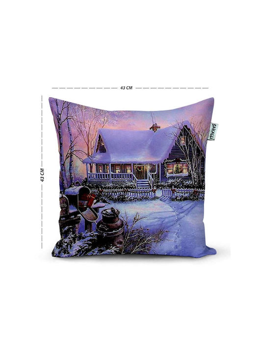 SteweHome Decorative Pillow Case Velvet White