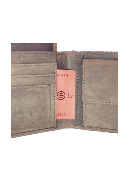 Leder Herrenbrieftasche Reise Mit RFID Braun