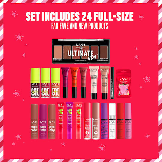 NYX Professional Makeup Fa. La. La. La. Land. Ready. Set. Flamin-go! Make-up-Set Full-Sized Makeup Holiday Gift Box - Limitierte Auflage Flamin-Go