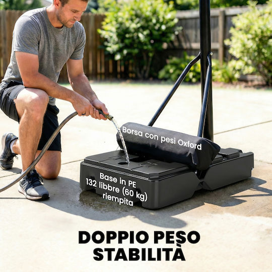 Sportnow Basketball Hoop with Stand and Adjustable Height