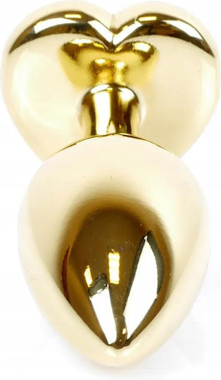 Smd Plug Anal Πρωκτική S 7cm Argintiu Aur Inimă