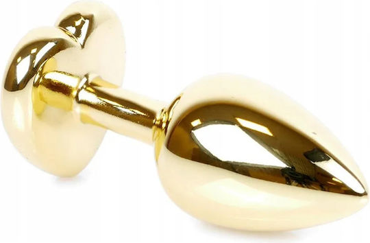 Smd Plug Anal Πρωκτική S 7cm Argintiu Aur Inimă