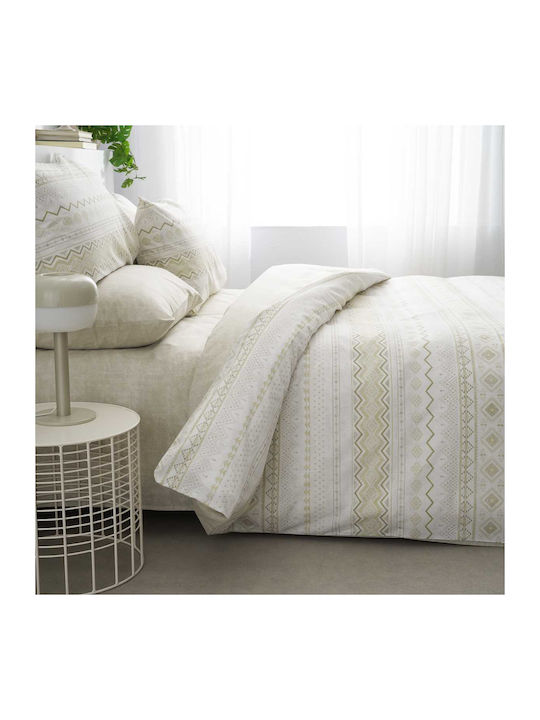 Vesta Home Elea 1 Σετ Σεντόνια King Size 270x270εκ. Μπεζ (4τμχ)