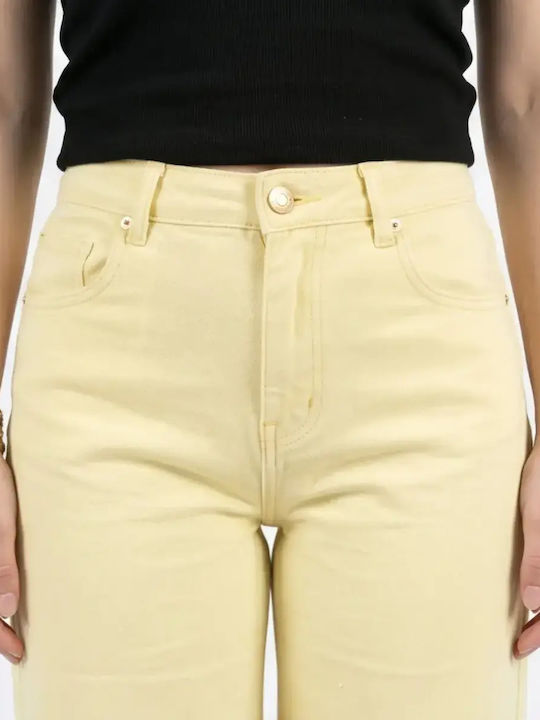 Women's Jean Pants Yellow