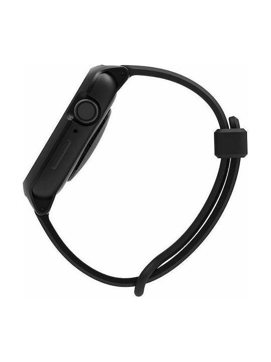 Catalyst Impact Protection Silicone Case in Black Colour for Apple Watch 44mm Series 4 5