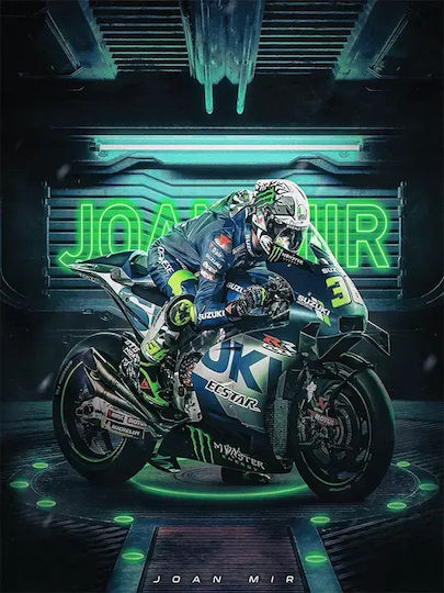 Motogp Joan Mir Ξύλινο