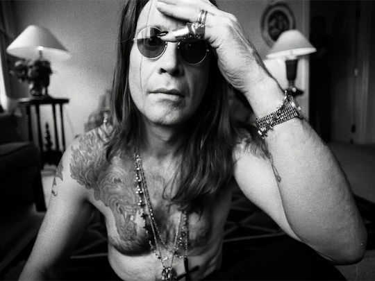 Music Poster Ozzy Osbourne Ms370 40cm X 50cm Premium Μαύρο Ξύλινο Κάδρο