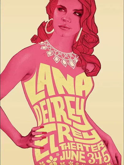 Lana Del Rey Ξύλινο
