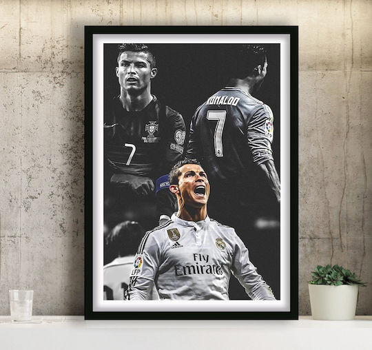 Cristiano Ronaldo Ξύλινο 30x40 cm