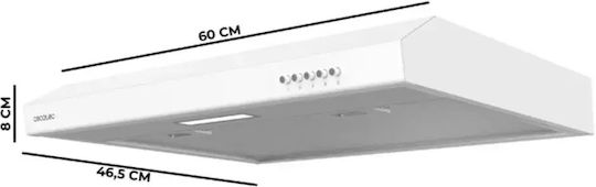 Cecotec Bolero Flux CM Standard Vent Hood 60cm White