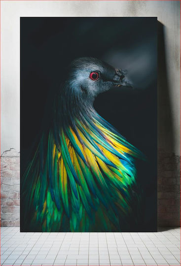 Πίνακας Colorful Bird Close-up Πολύχρωμο Πουλί Κοντά 80x120 Πίνακας Colorful Bird Close-up Πολύχρωμο Πουλί Κοντά 80x120