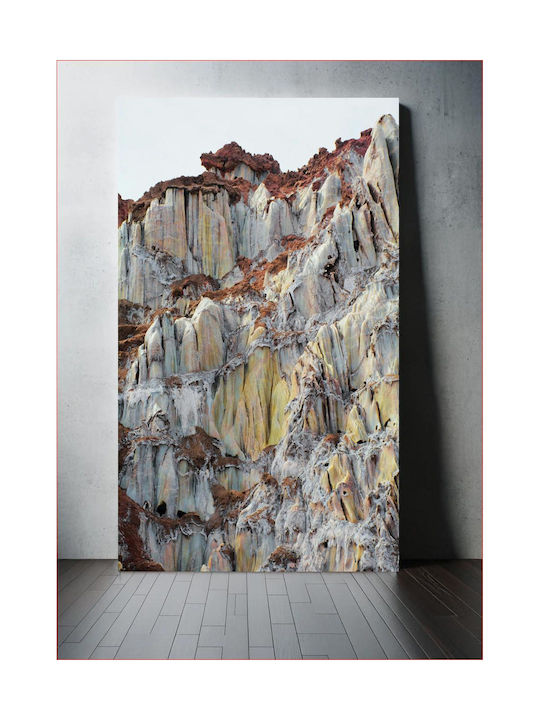Πίνακας Colorful Eroded Rock Formation Πολύχρωμος Διαβρωμένος Σχηματισμός Βράχου 70x100