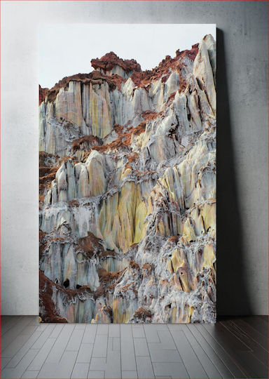 Πίνακας Colorful Eroded Rock Formation Πολύχρωμος Διαβρωμένος Σχηματισμός Βράχου 70x100 Πίνακας Colorful Eroded Rock Formation Πολύχρωμος Διαβρωμένος Σχηματισμός Βράχου 70x100