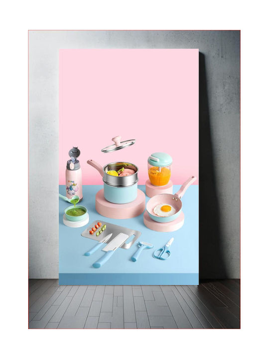 Πίνακας Colorful Kitchenware Set Σετ Πολύχρωμο Μαγειρικά Σκεύη 70x100