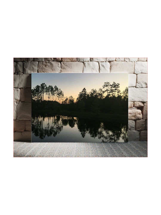 Панел Sunset Reflections On A Lake Отражения На Залеза Едно Езеро 150x100