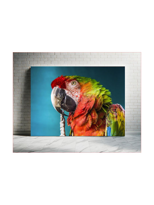 Panou Colorat Papagal Prim-Plan Multicolor 120x80