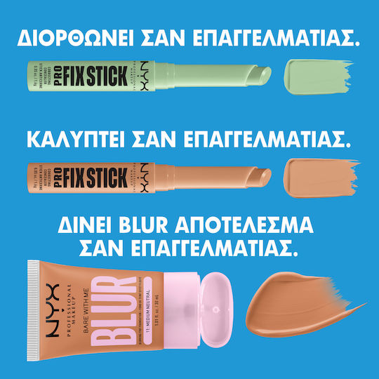 NYX Professional Makeup Pro Fix Stick Concealer Stick 0.3 Yellow 1.6gr