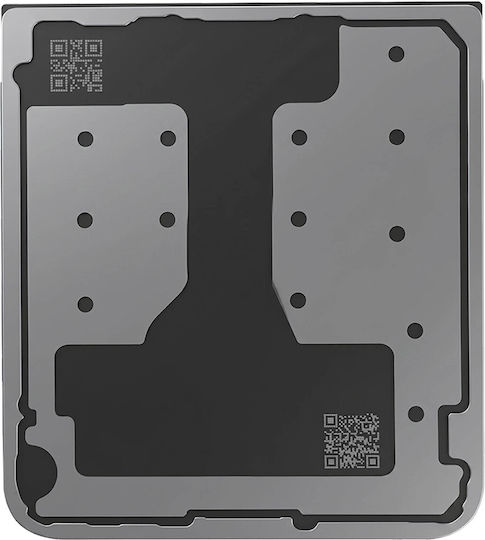 Clappio Unterer Rücken Glas Galaxy Z Flip 6 Integrierte Klebung Schwarz