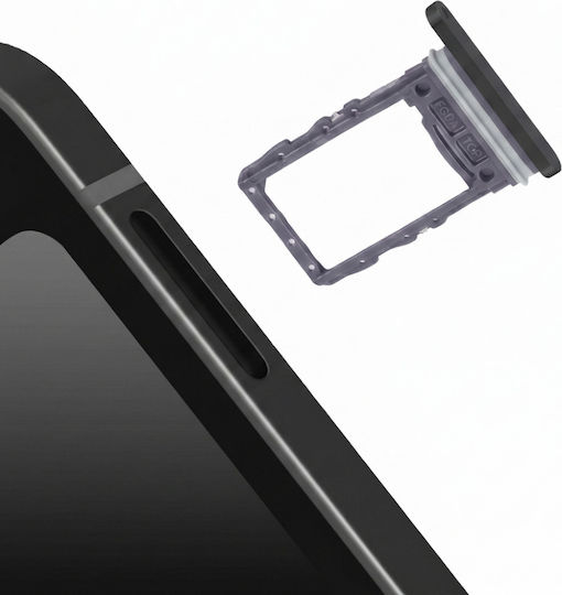 Clappio Sim Card Tray Samsung Galaxy Z Flip 6 Nano Sim Slot Black