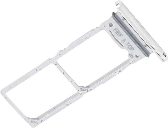 Clappio SIM Card Tray Samsung Galaxy Z Fold6 Двойна Nano SIM Слот Бял