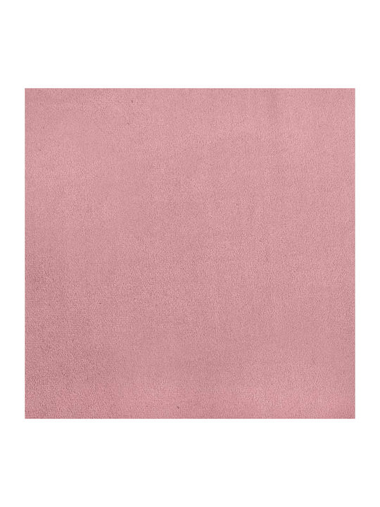Ein Einzelbett Mit Samt Rosa Mit Lattenrost Und Matratze 90x200cm