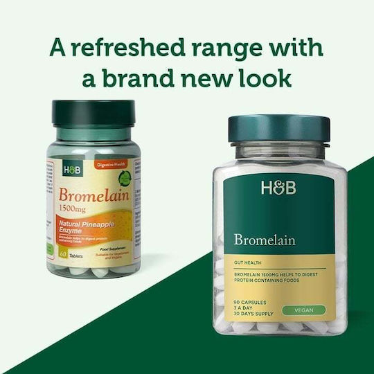 Holland & Barrett Bromelain 500mg 90 ταμπλέτες