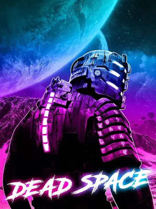 Gaming Poster Dead Space Gm101 40cm X 50cm Premium Μαύρο Ξύλινο Κάδρο