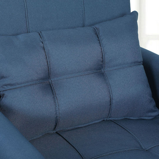 HomCom Relax Sessel Blau 69x82x85cm
