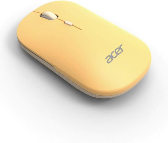 Acer AMR130 Ασύρματο Bluetooth Ποντίκι Κίτρινο