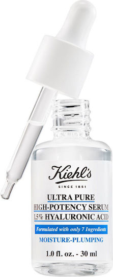 Kiehl's Ultra Pure High Potency Αντιγηραντικό Serum Προσώπου με Υαλουρονικό Οξύ 30ml