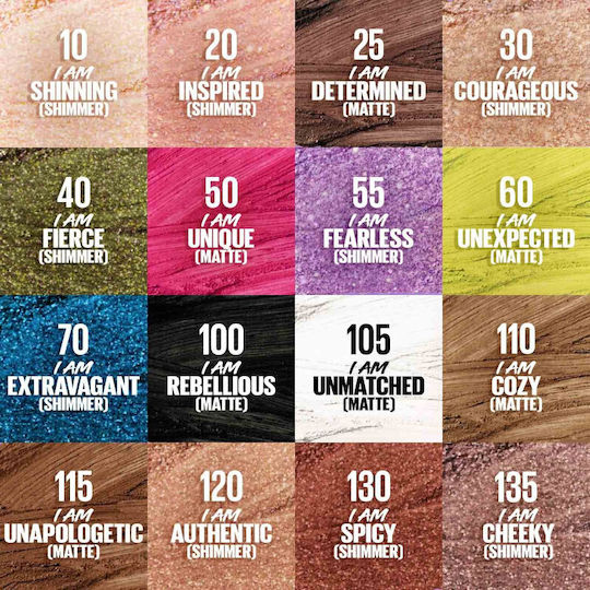 Maybelline Color Tattoo Σκιά Ματιών Matte σε Κρεμώδη Μορφή 120 Authentic 1.4gr