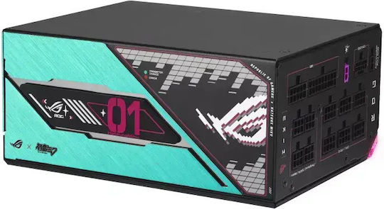 Asus ROG Thor Platinum III Hatsune Miku Edition 1200W Grünes Netzkabel Vollständig modulares 80 Plus Platin